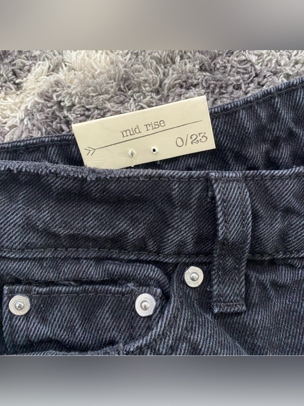 Distressed Jeans with Rhinestones - Picture 6 of 6